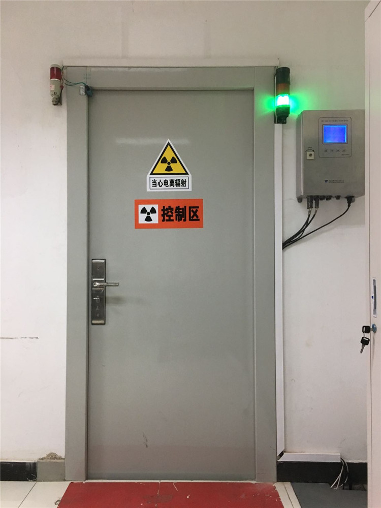 工業平開防輻射門